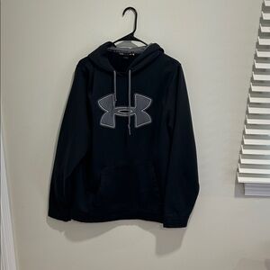 Men’s Large Under Armour Black Logo Hoodie